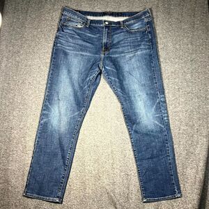 Lucky Brand Jeans Men 40x32(30.5**)  410 Athletic Straight Denim Outdoor Whisker